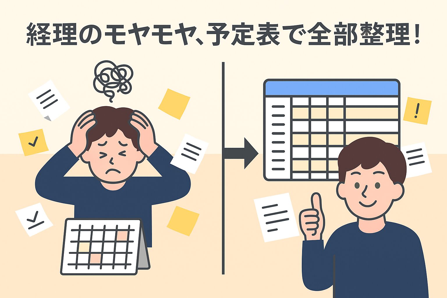経理予定表